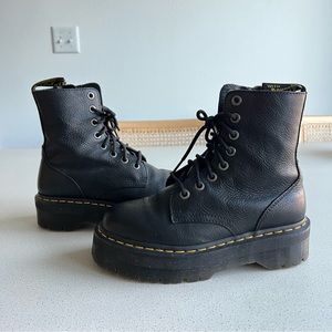 Dr. Marten Jadon leather boots